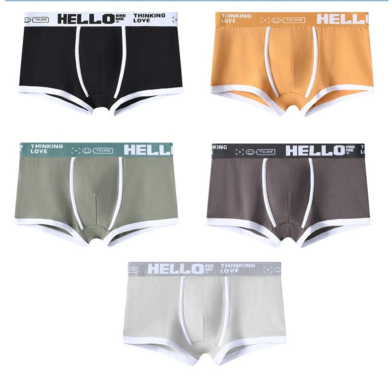 🔥🌴【Specjalne oferty letnie✨】【3 sztuk】Męska miękka, wygodna i oddychająca bielizna z czystej bawełny