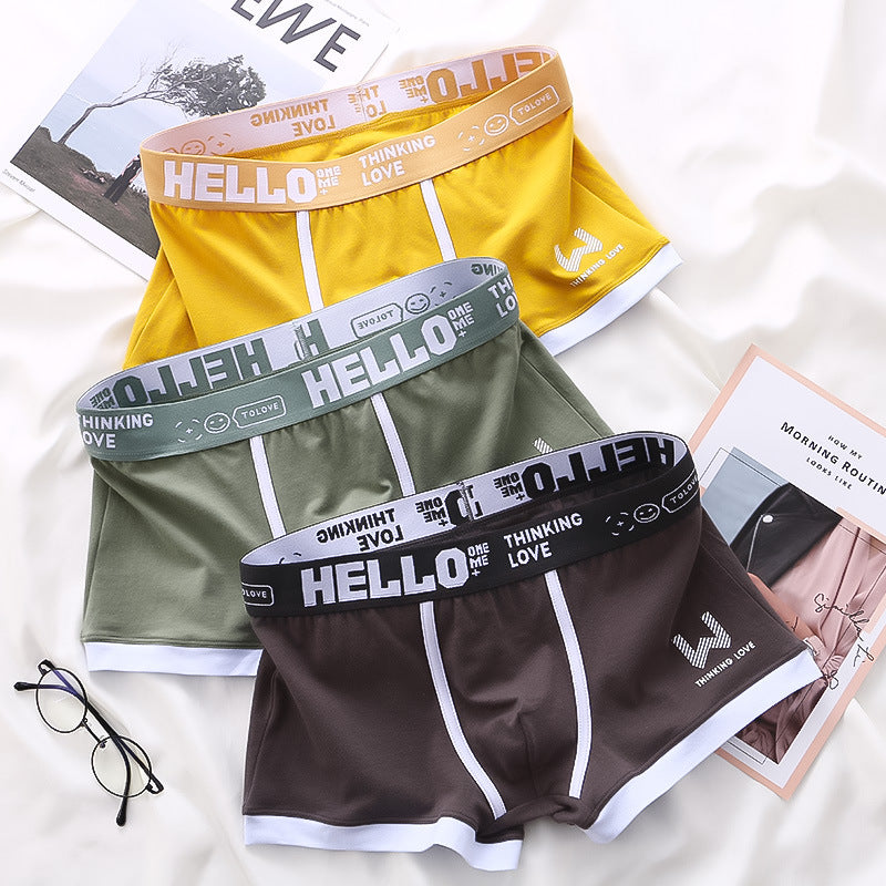 🔥🌴【Specjalne oferty letnie✨】【3 sztuk】Męska miękka, wygodna i oddychająca bielizna z czystej bawełny