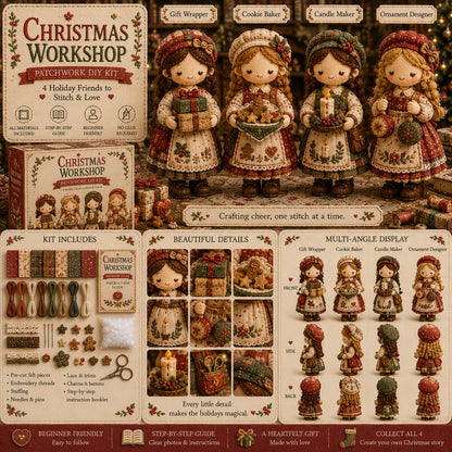 🎁Zadnji dan: Iskoristite popust od 50%! 🧵Minijaturni set patchworka iz serije Miniature World.