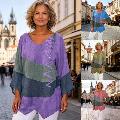 🔥✨【S–5XL】Nové jesenné dámske elegantné ležérne tričko s dlhým rukávom voľného strihu