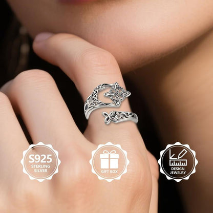 ✨🌟【Compra uno y llévate otro gratis】Anillo hueco retro geométrico en forma de cruz - Anillo abierto celta