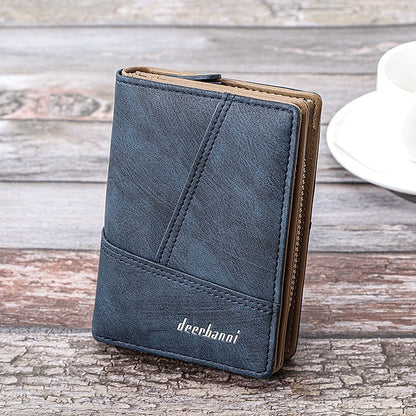 💥👛👍Muški višenamjenski novčanik od prave kože u retro stilu