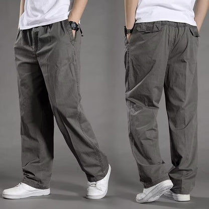 😎👖【Oferta especial🔥】Pantalones cargo casuales para hombre, tallas grandes - Holgados y cómodos