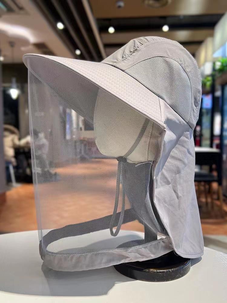 🎁Sombrero de pescador de malla con protección solar, ideal para actividades al aire libre. ✅️Pago contra entrega