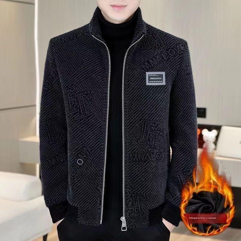 💖⛄【M-4XL】2024 jesienno-zimowa nowa, wysokiej jakości męska, pogrubiona ciepła kurtka-3767961