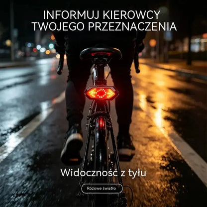 🚴 Jasna lampa rowerowa LED | Zestaw z ładowaniem USB przód + tył