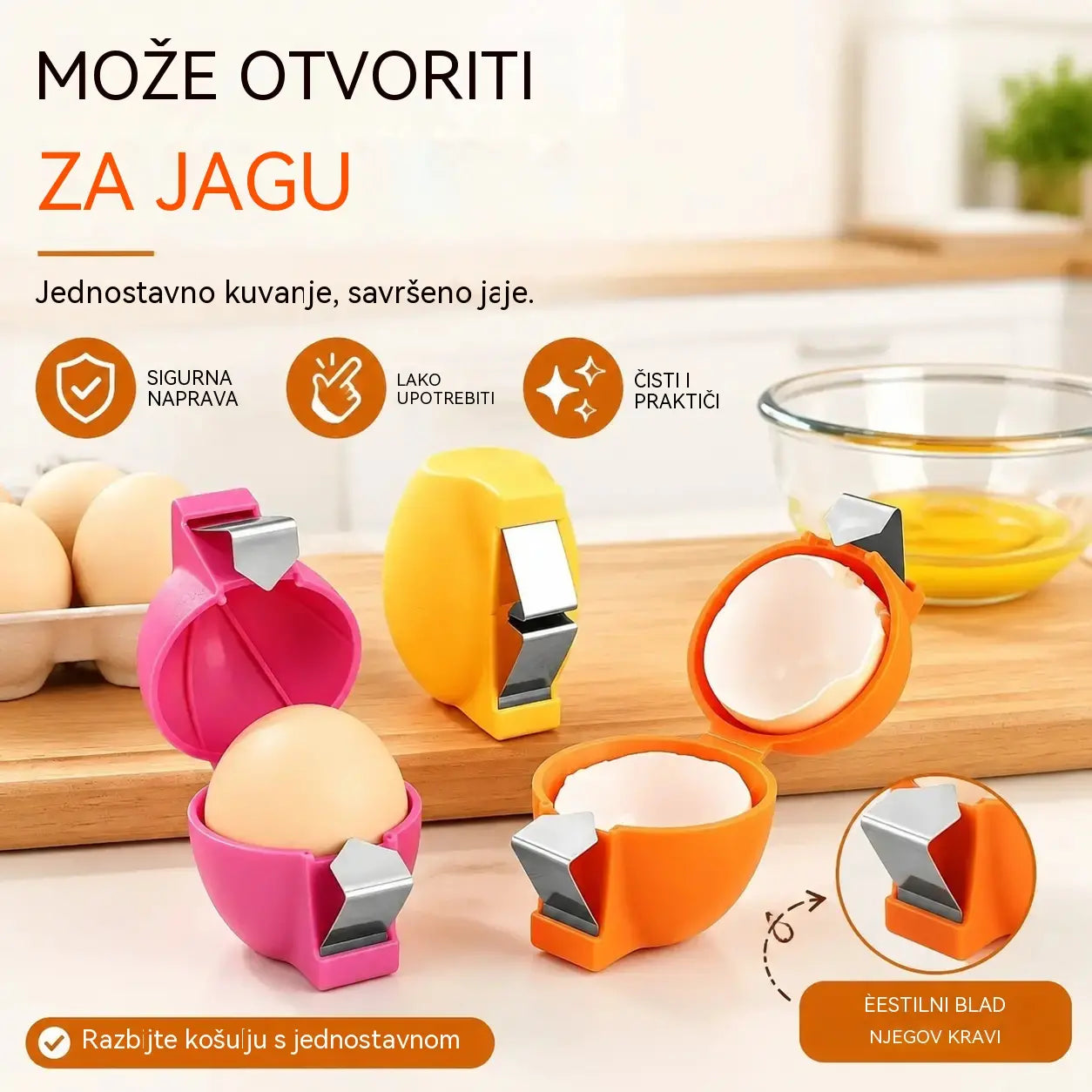 🔥Kupite 1, dobijte 2 gratis🥚 Otvarači za jaja