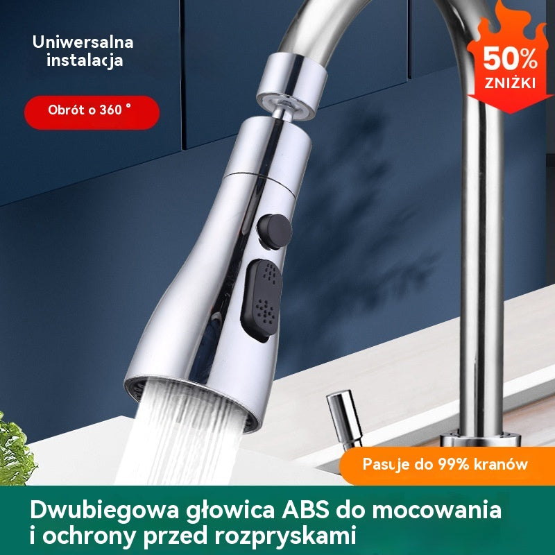 🔥 [Oferta ograniczona czasowo] 🚰🔥 Obrotowa (360°) nakładka na kran