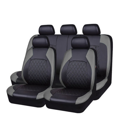 【30% zniżki】🚗🚗Uniwersalny zestaw pokrowców na siedzenia samochodowe z miękkiej skóry-3850662