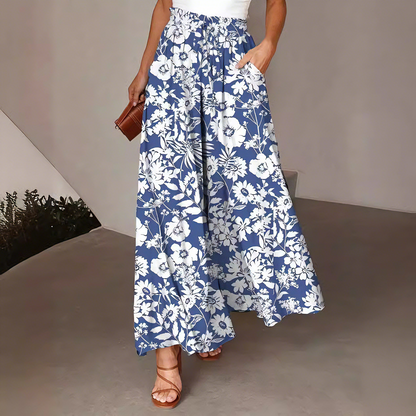 ✨✨Pantalones de mujer de pierna ancha con cintura elástica, nuevos para el verano.✅️Pago contra entrega