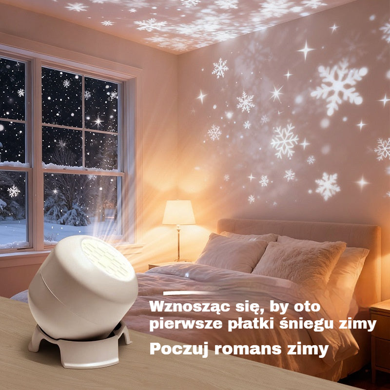 ✨Dynamiczny obrotowy projektor LED✅️【Płatność przy odbiorze obsługiwana】