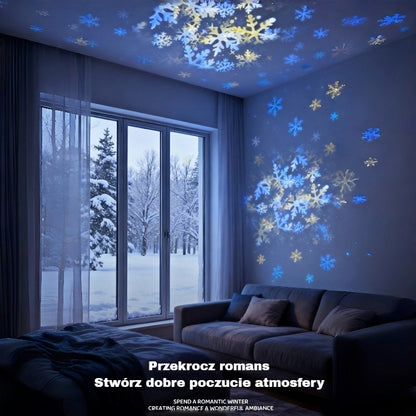 ✨Dynamiczny obrotowy projektor LED✅️【Płatność przy odbiorze obsługiwana】