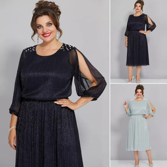 【Wyprzedaż letnia 🔥】✨💖【S-5XL】Nowa letnia wysokiej jakości elegancka sukienka z cekinami