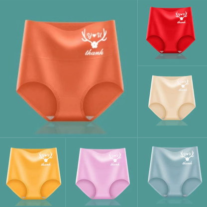💖【Paquete de 6】Pantalones de cintura alta que levantan la cadera, tela de algodón premium ✨️ (45-95 kg)