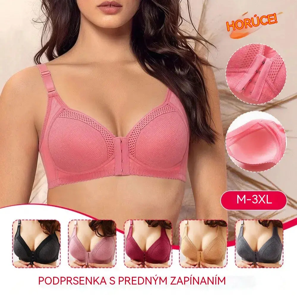 ❤️【Balenie 3 kusov】⭐【40 – 90 kg】Kvalitná push-up podprsenka – bezšvová, štýlová a sexi; zabraňuje ochabovaniu.