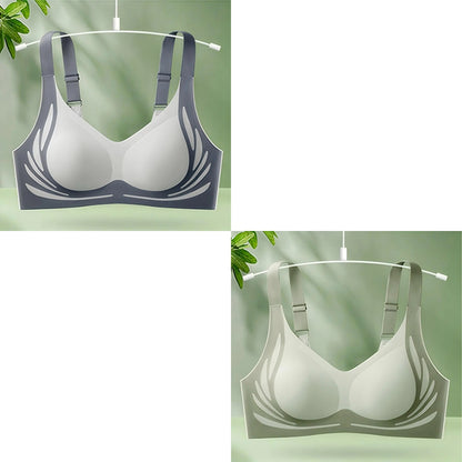 😍【Kupite jedan, dobijte jedan gratis】❤️Ženski jednodijelni grudnjak bez žice  Prozračan, udoban i ne urezuje se 【40-85 kg】