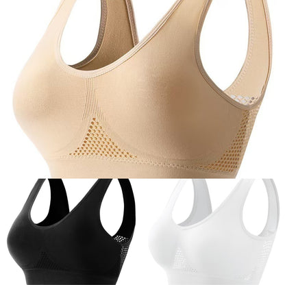 【 🔥VÝPREDAJ NA KONIEC SEZÓNY—48% sleva】😍【40–120KG】Bezešvá podprsenka pro plné velikosti ❤️ Prodyšná a chladivá【Balení 3 kusů】