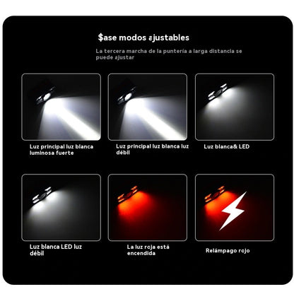💥【50% de descuento】🌟💡Faros LED de inducción con carga USB inteligente