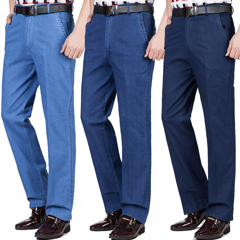 👖👖 【💥Gorąca wyprzedaż】 2025 Nowe męskie jeansy z wysokim stanem, plus size