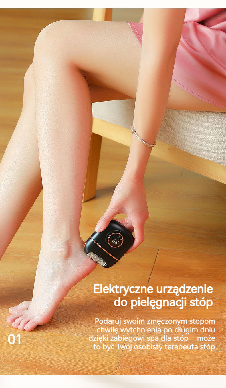 Gładkie stopy w kilka minut,koniec z twardą skórą i odciskami – automatyczny pilnik do stóp dla całej rodziny  🔥Kup 1, otrzymaj 1 gratis 🔥