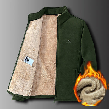 💥👍【M-5XL】 Jesienna i zimowa wyściełana i pogrubiona ciepła, luźna kurtka męska odzież męska