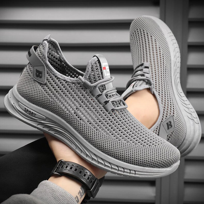 【39-44】2025 Letnie oddychające, rekreacyjne, ultralekkie, sportowe buty z siateczki