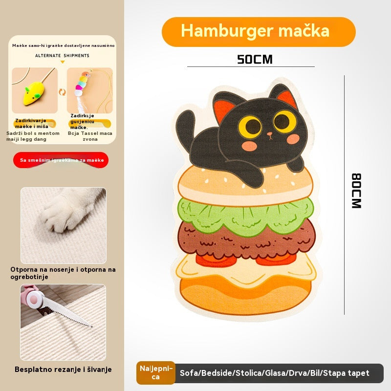 🐈🏆💥【Plačilo ob dostavi】🔥Stensko mačje praskališče - navpično kockasto mačje praskališče - namestitev ni potrebna