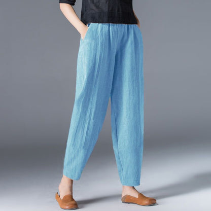 💕✨【50% de descuento🔥】Nuevos pantalones casuales sencillos y cómodos para mujer, ideales para el verano.