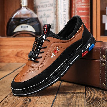 🔥✨【39-48】Męskie skórzane buty biznesowe na co dzień – wodoodporne i odporne na plamy, wygodne w noszeniu