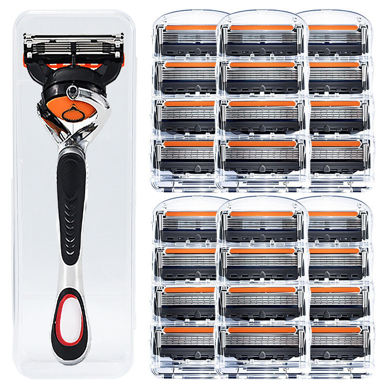 ✨🧔【Пакет от 12 резервни части】Ръчна самобръсначка - Винтидж самобръсначка с немско качество