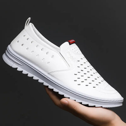 👞50% de descuento🏆 Zapatos de hombre de piel suave con perforaciones transpirables, adecuados tanto para ocasiones formales como informales. ✅️Pago contra entrega