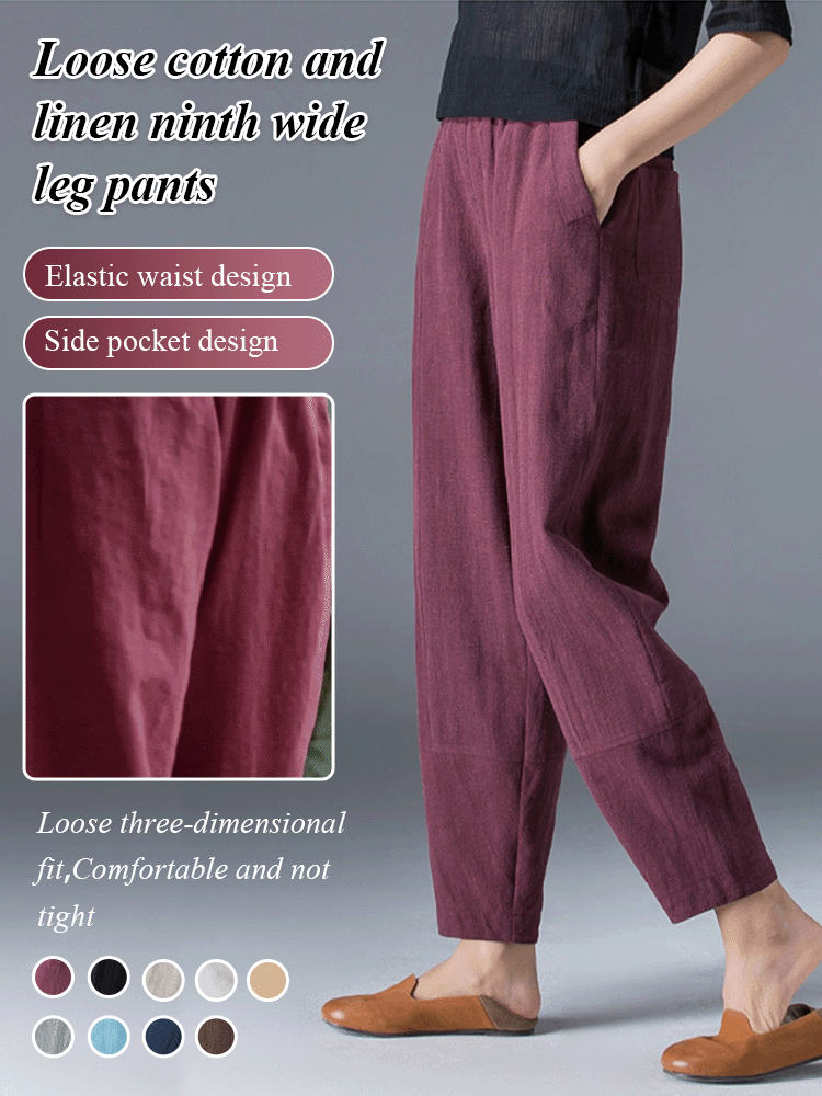 💥🔥【S-5XL】✨💕Модерни дамски ежедневни къси панталони с висока талия от чист памук