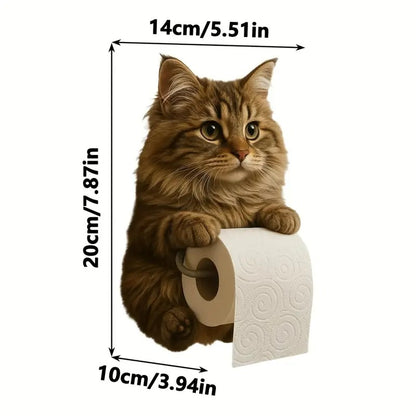 🐱【Nowa oferta produktów】Uchwyt na papier toaletowy z uroczym wzorem kota