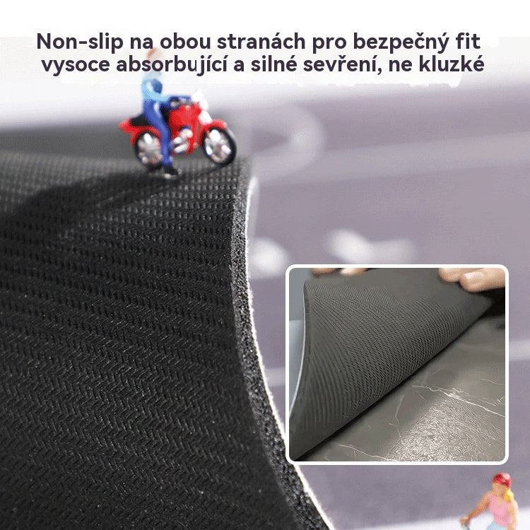 【2 kusy: 40*60 + 40*120 cm】💥Moderní rohožka na podlahu, vstupní rohožka, voděodolná, odolná vůči oleji, skvrnám, savá a protiskluzová🦶