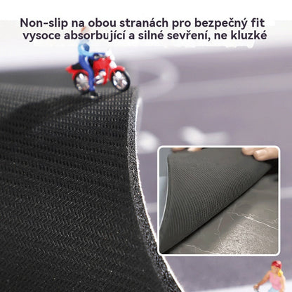 【2 kusy: 40*60 + 40*120 cm】💥Moderní rohožka na podlahu, vstupní rohožka, voděodolná, odolná vůči oleji, skvrnám, savá a protiskluzová🦶