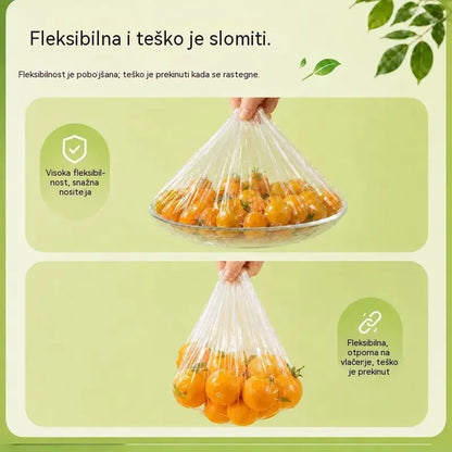 ⏳50% popusta🔥【3 pakiranja - 300 komada】🎉Što više kupujete, više štedite🎁Jednokratne rastezljive navlake za hranu, prikladne za zdjele i tanjure