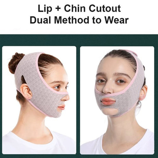 🔥Rabat - 49% zniżki🔥 - Nowa maska do spania z bandażem konturującym twarz ✨【2 szt.】