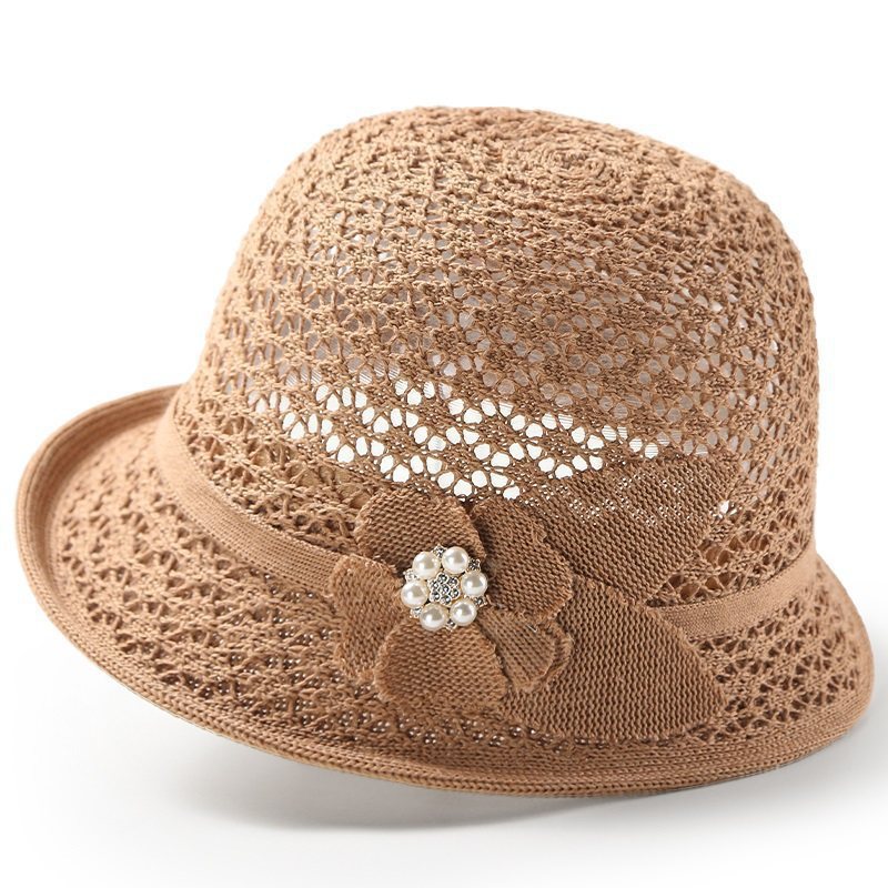 👒Pago contra entrega✅️ Elegante sombrero de sol con diseño trenzado calado, ofrece una fuerte protección contra los rayos solares.