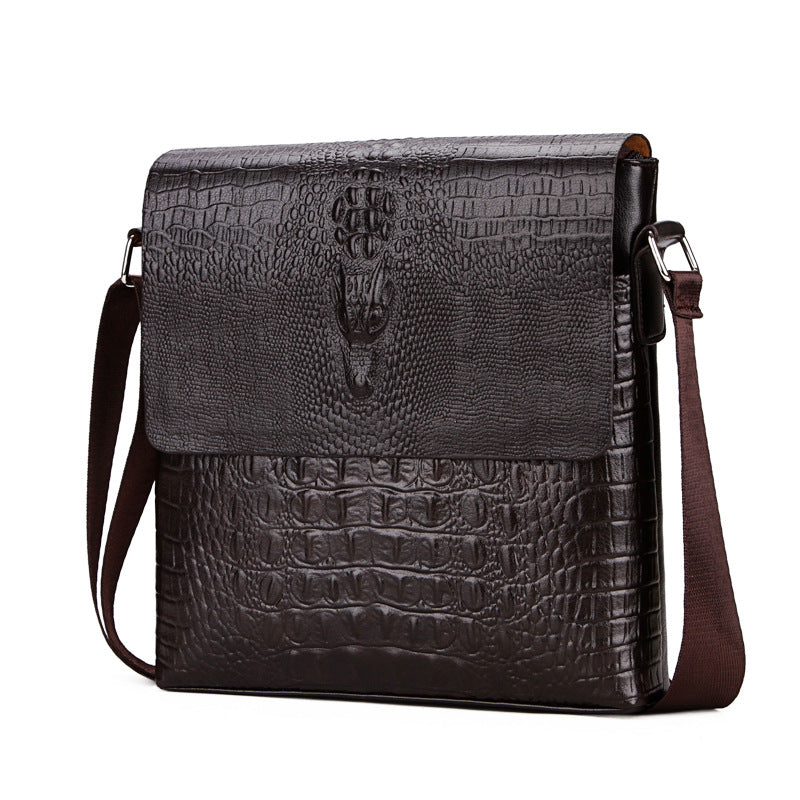 👜💕【30% отстъпка🔥】✨ Стилна чанта през рамо от крокодилска кожа, която ще направи пътуването ви до работа по-вълнуващо!