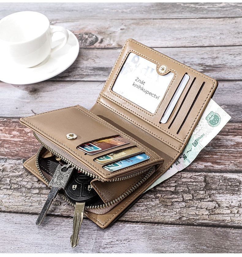 💥👛👍Moška večnamenska denarnica iz pravega usnja v retro slogu