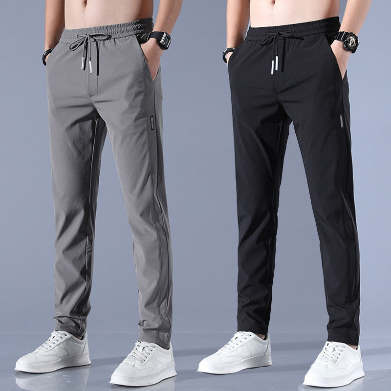 【🔥50% zniżki】👖【M-5XL】Letnie cienkie męskie spodnie casualowe, rozciągliwe, koreański styl, modny luźny, prosty krój