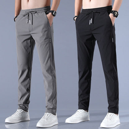 【🔥50% zniżki】👖【M-5XL】Letnie cienkie męskie spodnie casualowe, rozciągliwe, koreański styl, modny luźny, prosty krój
