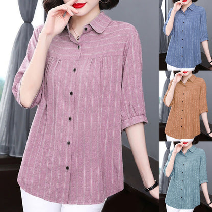 🎉✨【45-110kg】 Stylowa koszula na chłodniejsze poranki i ciepłe dni, Idealna na pracę, spotkania i codzienny styl