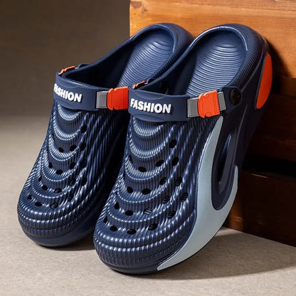 👟 50% zniżki 🌬️ Uniwersalne sandały męskie z grubą podeszwą EVA: antypoślizgowe, superlekkie i oddychające, idealne na plażę, do uprawiania sportu i na co dzień 🏃‍♂️