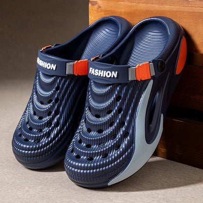 👟 50% zniżki 🌬️ Uniwersalne sandały męskie z grubą podeszwą EVA: antypoślizgowe, superlekkie i oddychające, idealne na plażę, do uprawiania sportu i na co dzień 🏃‍♂️