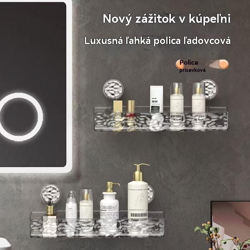 🍽️🧺2 ks🔥Kúpte jeden, druhý dostanete zadarmo🔥 Vlnitý úložný stojan s prísavkami, nevyžaduje vŕtanie