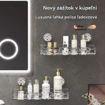 🍽️🧺2 ks🔥Kúpte jeden, druhý dostanete zadarmo🔥 Vlnitý úložný stojan s prísavkami, nevyžaduje vŕtanie