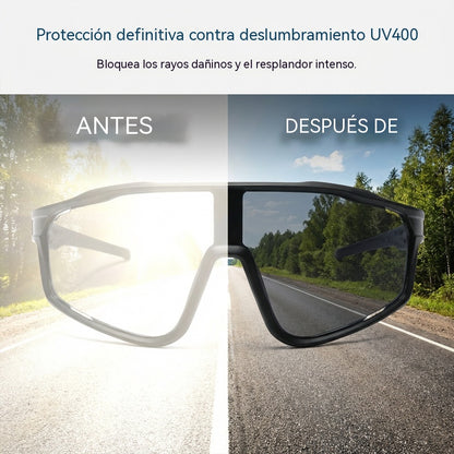 🏃‍♂️ ¡Oferta especial! 🚴‍♀️ Gafas deportivas fotosensibles para hombres y mujeres.✅️Pago contra entrega
