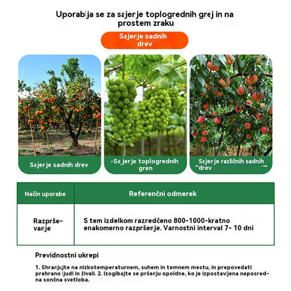 ✅😍Plačilo ob dostavi✨【Kupite 1, dobite 1 gratis】Fungicid in čistilo za sadno drevje za obnovitev vitalnosti dreves in spodbujanje listnega gnojenja!