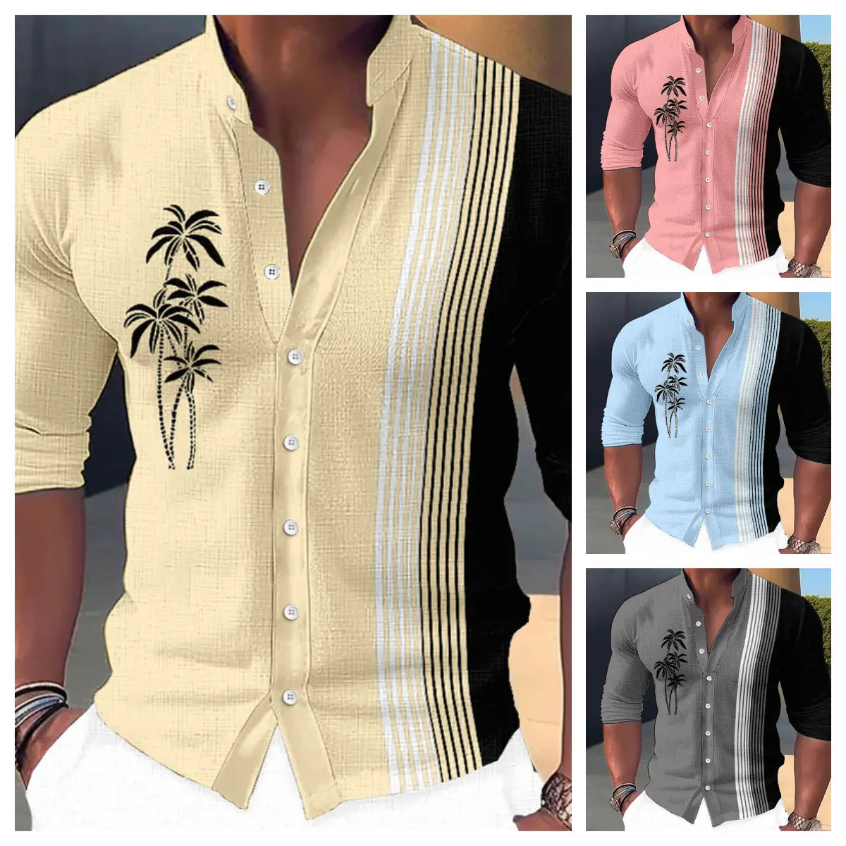 【🏖️🔥Letnia oferta specjalna】【S-6XL】Nowa letnia męska prosta lniana koszula – miękka i przyjazna dla skóry